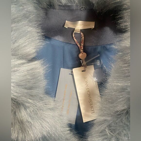 Havilina Wool Coat, Blue - Picture 12 of 12